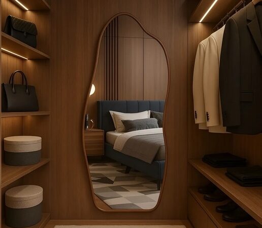 Espelho Organico Elegância e Personalidade